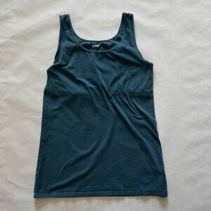 EUC Duluth Trading Co Women's No-Yank Shelf Bra Tank | Teal M